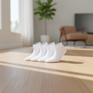 Calzini corti alla caviglia in bambù, 8 paia, morbidi, sottili, casual, sportivi, da donna, bianchi, neri, assortiti, estivi, lavorati a maglia - Product Image 2
