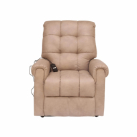 Fauteuil inclinable électrique de luxe en cuir avec coussin épaissi, semi-canapé pour salon, sièges de cinéma
