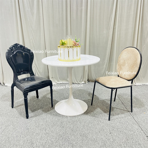 <span class=keywords><strong>Table</strong></span> Ronde de Salle à Manger/Salon en Forme de Tulipe Blanche, Design <span class=keywords><strong>Simple</strong></span>, Taille Personnalisée, Montage Facile, Prix Abordable - Product Image 5