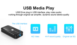 Phụ Kiện Xe Hơi Không Dây Carplay <span class=keywords><strong>Adapter</strong></span> Cập Nhật Có Dây Carplay Để Không Dây Và Màn Hình Phản Hồi Youtube/Netfflix Chơi - Product Image 3