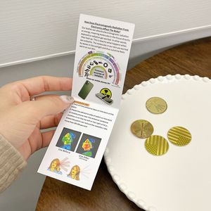 Emf Miếng Dán Ion Âm Bảo Vệ Miếng Dán Nano Chống Bức Xạ Điện Thoại Di Động Năng Lượng Vô Tuyến Mô Hình Độc Đáo Cho Thiết Bị Di Động - Product Image 4