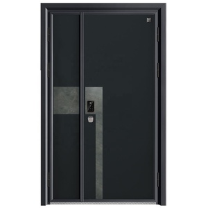 2024 Trung Quốc Nhà Cung Cấp Sang Trọng Retro Biệt Thự Bên Ngoài Kim Loại Đúc Nhôm Đôi Cổng Bọc Thép Chống Đạn An Ninh Cửa Ra Vào Cho Ngôi Nhà - Product Image 2