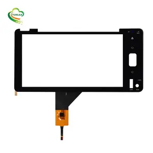 Ungleichmäßige Form 7 Zoll Touchscreen resistentes / aktives Touch Panel