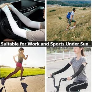 Mangas Protectoras de Brazo Transpirables de Algodón con Protección UV para Hombres y Mujeres, Ideales para Correr, Ciclismo, Entrenamiento, Gimnasio y Deportes - Product Image 4