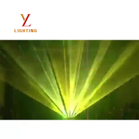 Lampe laser pleine couleur à six lentilles, système de balayage 15-25Kpps, contrôle PC automatique maître/esclave, éclairage d'effets de scène