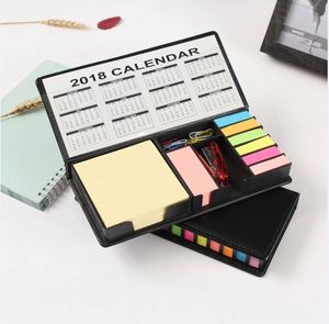 Bloc de Notas Adhesivas Promocional con Cubierta de PU, Bloc de Notas Adhesivas con Calendario, <span class=keywords><strong>Juego</strong></span> de Blocs de Notas Adhesivas - Product Image 1