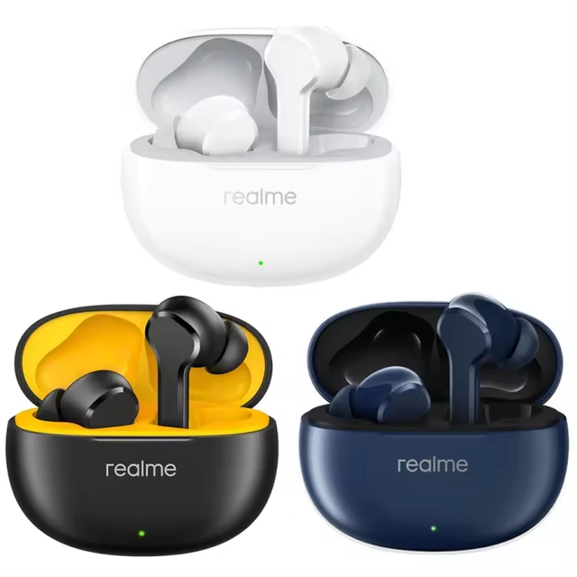 Realme Buds T100 in Ear Design IPX5 Waterproof Ultra Low Latency Wireless Blue-tooth Earphones for Xiaomi