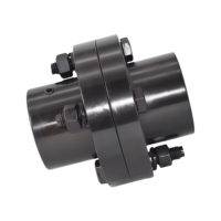 Meilleur prix SFS Rigid Flanged 45 #   Accouplement en acier forgé CNC à couple élevé, traité par oxydation, usinage sur mesure OEM, garantie 1 an