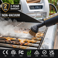 Nettoyeur vapeur portable sans produits chimiques 1800W, chauffe rapide en 20 secondes, pour la graisse de cuisine, les sols, les carreaux, les meubles