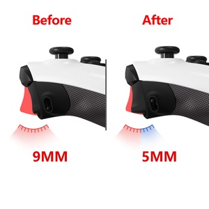 Gamepad Accessories Modification Kit Anti Slip Ergonomic Texture <b>Grips</b> Fire Faster Trigger Stop Kit for Xbox Series <b>Controller</b> - Product Image 6