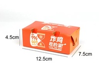 Commande professionnelle Boîte d'emballage de poulet frit Boîte de papier d'emballage à emporter de poulet frit coréen Boîte en carton ondulé bento