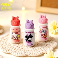 Pendentifs micro-paysages en forme de tasses KT, jolis ornements décoratifs DIY haut de gamme et de niche pour bureau