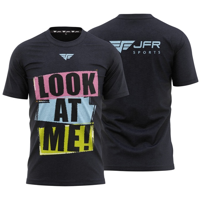 Printed Band T-Shirt for Music Concerts T-shirt Pattern Is Look at Me Creative Logo