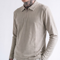 Polo Homme Manches Longues Séchage Rapide Respirant Léger Extensible pour Golf et Sports de Plein Air – Vente en Gros Usine