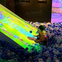 Projecteur interactif laser dynamique Gooest, tout-en-un, jeu pour enfants, projecteur vidéo tactile interactif laser, aire de jeux intérieure