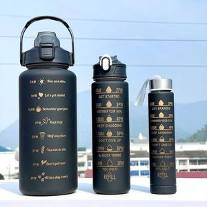 Promotion 500/1000/2000ml Corporate Activity Business Gift Custom Logo Printed <b>Plastic</b> Water Bottle - Product Image 6