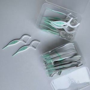 2 em 1 Picaretas do fio <span class=keywords><strong>dental</strong></span>, implantes Bridge Flosser <span class=keywords><strong>Floss</strong></span> Sticks Cintas ortodônticas Picaretas do fio <span class=keywords><strong>dental</strong></span> - Product Image 4