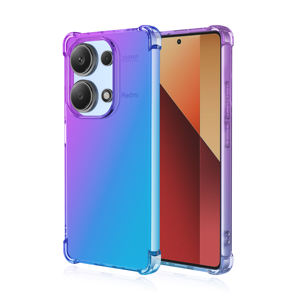Mignon dégradé arc-en-ciel clair antichoc coins renforcés souple Flexible TPU étui de téléphone portable pour Redmi Note 13 Pro <span class=keywords><strong>4G</strong></span> - Product Image 2