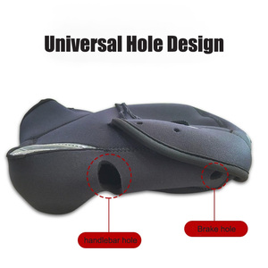 Manillar de motocicleta para clima frío para hombres y mujeres, mitones de <span class=keywords><strong>neopreno</strong></span> a prueba de viento, accesorio para calidez y comodidad - Product Image 5