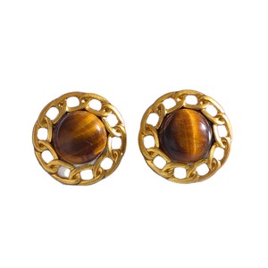 Pendientes de Piedra Natural Vintage para Mujer, Estilo Palacio, Chapados en Oro, Geométricos, Joyería Retro Boho 2026 - Product Image 5