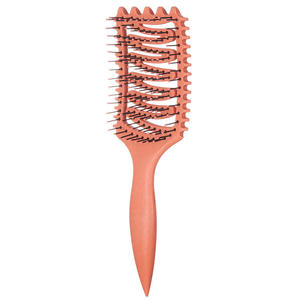 Cepillo de pelo de plástico para salón de belleza con diseño de paleta y orificios finos para definir rizos - Product Image 3