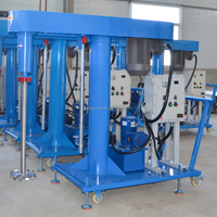 Disperseur Haute Vitesse Mélangeur de Peinture Dissolveur d'Encre pour Revêtements Acryliques, Malaxeur de Dispersion 500 L Machine à Mélanger la Peinture