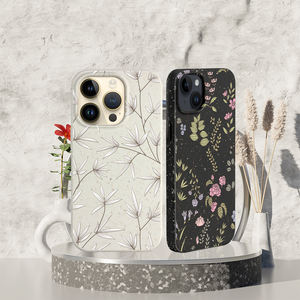 เคสโทรศัพท์หรูหราเป็นมิตรกับสิ่งแวดล้อม ลดราคาพิเศษ  วัสดุย่อยสลายได้  สำหรับ <span class=keywords><strong>iPhone</strong></span> 13 14 15 Pro Max - Product Image 1