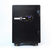 Caja Fuerte Digital Automática Moderna de Acero Sólido e Ignífuga para Oficina y Hogar, Caja Fuerte con Huella Dactilar para Almacenamiento de Documentos
