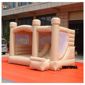 <span class=keywords><strong>Casa</strong></span> de Brinco Inflable Comercial de PVC Grande para Niños, Blanca, para Exteriores, <span class=keywords><strong>con</strong></span> Tobogán y <span class=keywords><strong>Piscina</strong></span> de Pelotas, 16x13 pies, Capacidad de 500 kg, para <span class=keywords><strong>Alquiler</strong></span> en Bodas y Fiestas - Product Image 4