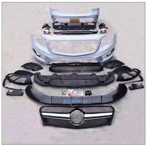 Kit Carrozzeria Aggiornamento AMG 45 per Mercedes-Benz <span class=keywords><strong>GLA</strong></span> <span class=keywords><strong>X156</strong></span> 2015-2019 con Paraurti Anteriore, Paraurti Posteriore e Griglia di Aspirazione - Product Image 3