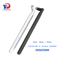 Antenne en caoutchouc sans fil externe de haute qualité WiFi Omni 7dBi antenne pliable Lte 4G pour routeur