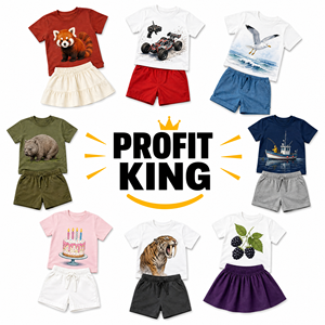 Assortiment Mixte Vêtements d'Été pour Enfants en Gros Garçons Filles 0 à 12 Ans Couleurs et Tailles Variées pour Grossiste Mélange Aléatoire - Product Image 1
