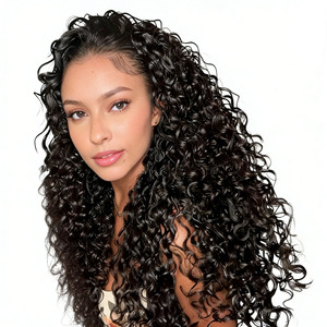 Venta Directa al por Mayor: Peluca Rizada Completa de 26 Pulgadas, 3 en 1, Ondas Despeinadas con Cordón Ajustable, 200% de Densidad, Sin Pegamento, Lista para Usar, Aspecto Natural - Product Image 1