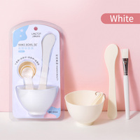 Ensemble de bols à mélanger pour masque facial LMLTOP, en silicone réutilisable, écologique, outil de beauté pour le visage DIY avec spatule, kit de beauté cosmétique 9064