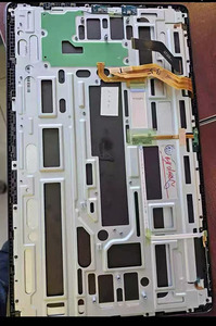 Đối Với Samsung Galaxy Xem <span class=keywords><strong>SM</strong></span>-T670 T677 18.4 UHD Màn Hình <span class=keywords><strong>LCD</strong></span> Với Digitizer Cảm Ứng Bảng Điều Chỉnh Trên Khung Màu Đen Và Trắng - Product Image 3