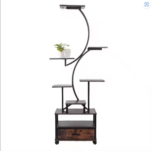 Usine Personnalisé Premium Qualité Portable En Gros Géant Plante Rack Intérieur Boutique Fleur Stand Titulaire - Product Image 2