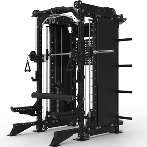 Equipo de Gimnasio Todo en Uno W6015S, Máquina Smith, Entrenador Funcional, Rack de Potencia 3x3 con Lat Pulldown/Remo - Product Image 1