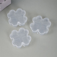 Boîte d'emballage en plastique en forme de dessin animé pour fleurs de savon, attaches pour cheveux d'enfants, élastiques à cheveux, ornements capillaires, petite boîte de rangement pour bijoux