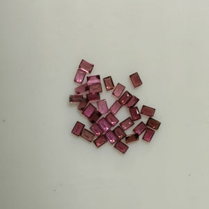 Turmalina Rosa Natural en Forma de Baguette de 3x2 mm, Piedras Preciosas Sueltas para la Fabricación de Joyas - Product Image 1