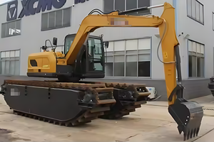 XE160GS Equipo de dragado de excavadora flotante de 21 toneladas Máquina de ingeniería fluvial - Product Image 3