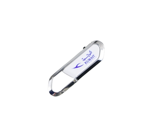 Factory Custom Metal Usb Flash Drive Hook Buckle Carabiner Keychain Usb Flash As Promotional Gifts