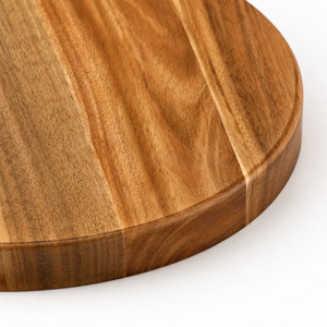 Tabla de cortar de madera de acacia premium con mango, tabla de madera para servir pizza, pan y <span class=keywords><strong>queso</strong></span> - Product Image 3