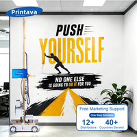 Imprimante murale verticale Printava P800 Pro, machine d'impression numérique pour les fresques murales commerciales, les logos, les hôtels, la vente au détail et les bureaux