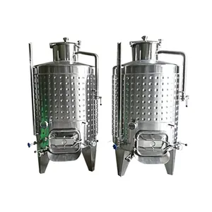 Equipamentos de enrolamento 1000l 2000l 3000l, fermentador industrial de cerveja, vinho tinto, tanque de fermentação