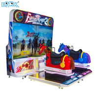 Machine d'arcade de course de chevaux, simulateur de jeu de course interactif, équipement à monnayeur pour centre de divertissement familial