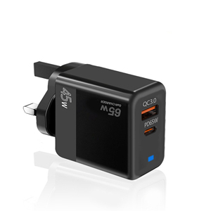 Universal 65W Puerto <span class=keywords><strong>USB</strong></span> 45W Enchufe de pared rápido con Reino Unido UE EE. UU. Enchufe QC3.0 PD20W Tipo <span class=keywords><strong>C</strong></span> Cargador de pared - Product Image 6