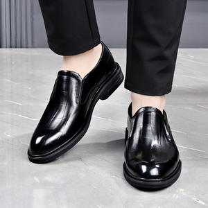 Sepatu Formal kantor kulit pria, Sneaker Jalan Formal kantor kulit kasual mode baru musim panas - Product Image 1