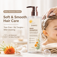 Ensemble de shampooing et de gel douche pour bébé nouveau-né en marque privée, sans paraben ni colorant, kit de bain doux, nettoyant doux pour le bain des tout-petits