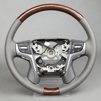 Volant en bois style Thong pour Land Cruiser Prado Hilux Corolla Supra - Modèles ES IS