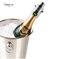 Thankhot Usine En Gros Double Loquets Presse Pompe Champagne Bouchon Économiseur Bouteille Vin Mousseux Scellant Conservateur Date Cadran